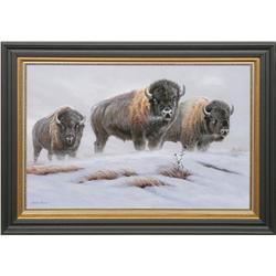 Mark Perry, oil on board