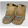 Image 1 : Plateau Boy's Beaded Moccasins, circa 1900