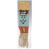 Image 1 : Santee Sioux Beaded Tobacco Bag, 19th century