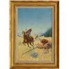 Image 1 : Hart M. Schultz "Lone Wolf", oil on canvas