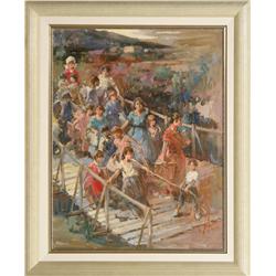 Vladan Stiha, oil on canvas