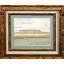 Robert F. Morgan, gouache