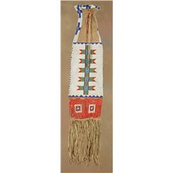 Sioux Beaded & Quilled Pipebag, 19th century