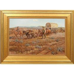 Nick Eggenhofer, oil on canvas