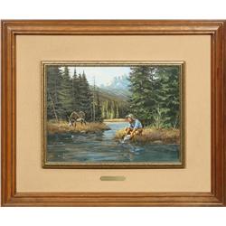 Gerry Metz, oil on board