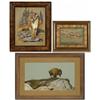 Image 1 : Group of 3: Elmer Sprunger oil on canvas, E.A. Burbank oil on canvas, James Lund oil on board