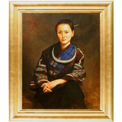 Jie Wei Zhou, oil on canvas