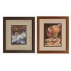 Image 1 : Kay Homan, pair of watercolors
