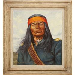 Roy Hampton, oil on board