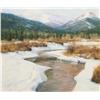 Image 2 : Unknown Artist, Winter Scene, pastel