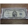 Image 1 : 1953 FIVE DOLLAR SILVER CERTIFICATE BLUE SEAL