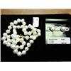 Image 1 : 16" GENUINE FRESHWATER PEARL NECKLACE & EARRINGS