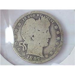 1897-O BARBER QUARTER