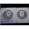 Image 1 : 1999-S & 2000-S KENNEDY HALF DOLLARS (GEM PROOF)