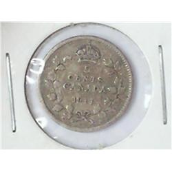 1911 CANADA 5 CENTS (SILVER)