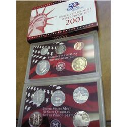 2001 US SILVER PROOF SET BETTER DATE