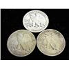 Image 2 : 1941, 42 & 42 WALKING LIBERTY HALF DOLLARS