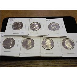 1968-S, 69-S, 70-S, 71-S, 73-S, 74-S & 79-S