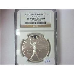 2006-P FRANKLIN "SCIENTIST" SILVER DOLLAR