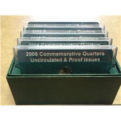 2008-P/D/S STATE QUARTERS UNC & PF AS SHOWN