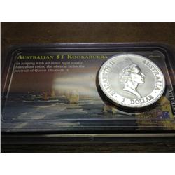 1992 AUSTRALIAN $1 SILVER KOOKABURRA (UNC)