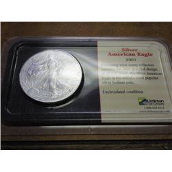 2001 AMERICAN SILVER EAGLE (UNC)