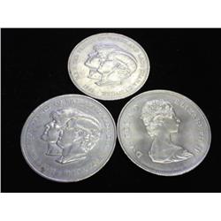 3-1981 GREAT BRITAIN CROWNS (UNC)