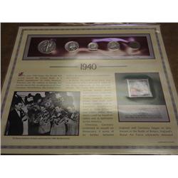 1940 US SILVER YEAR SET (AS SHOWN)