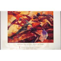 Paul Goodnight FEET DONT FAIL ME 1996 Olympics Poster
