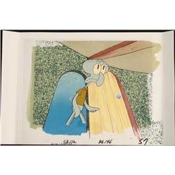 Anxious Original Animation Art Cel SpongeBob Background