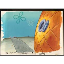Background Animation Cel SpongeBob Original Art Home