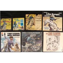 7 Vintage Lone Ranger Records Decca 1950s-1970s