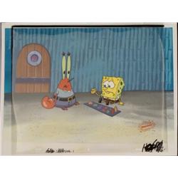 Original Cel Bummer Production Background Spongebob