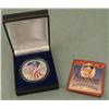 Image 1 : 2000 Silver American Eagle Colorized Dollar w/ Box, COA