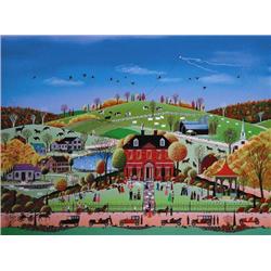 GARDEN PARTY LE Signed NAIF Art Print Nicky Watanabe