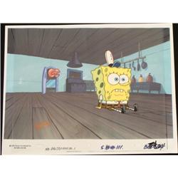 Background Really Lost Original Cel Animation Spongebob