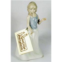 CASTILLE PORCELAIN FIGURINE W/ COA - MADE IN SPAIN