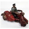 Image 1 : CAST IRON MOTORCYCLE W/ SIDE CAR TOY