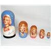 Image 1 : SET OF 5 RUSSIAN NESTING DOLLS - MARILYN MONROE