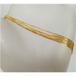 18K GOLD LADIES BRACELET - 3.3  GRAMS - APPROX. 7.