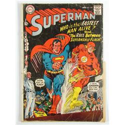 1967 SUPERMAN NO. 199 COMIC BOOK W/ THE FLASH - 12