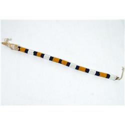 NATIVE AMERICAN INDIAN BEADED STICK - Approx. 15"