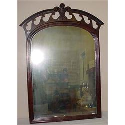 VINTAGE MIRROR IN WOODEN FRAME - Approx. 25.5" by