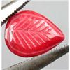 Image 1 : 26.5 CT. NATURAL PIGEON BLOOD RED RUBY - CARVED