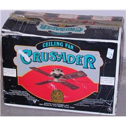 CRUSADER CEILING FAN IN ORIGINAL BOX