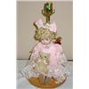 Image 1 : PORCELAIN DOLL IN PINK LAMP - ADI LAMPS