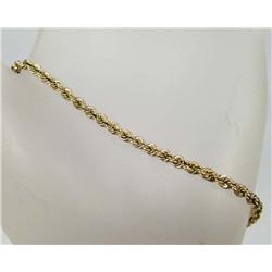 14 GOLD LADIES BRACELET - 3.7 GRAMS - APPROX. 7" L
