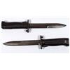 Image 1 : LOT OF 2 VINTAGE US MILITARY BAYONETS - Both are m
