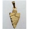 Image 1 : 14K GOLD LADIES PENDANT - 1 GRAM - APPROX. .75" LO