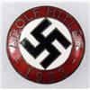 Image 1 : WW2 GERMAN NAZI ENAMELED BADGE - Maker marked RZM